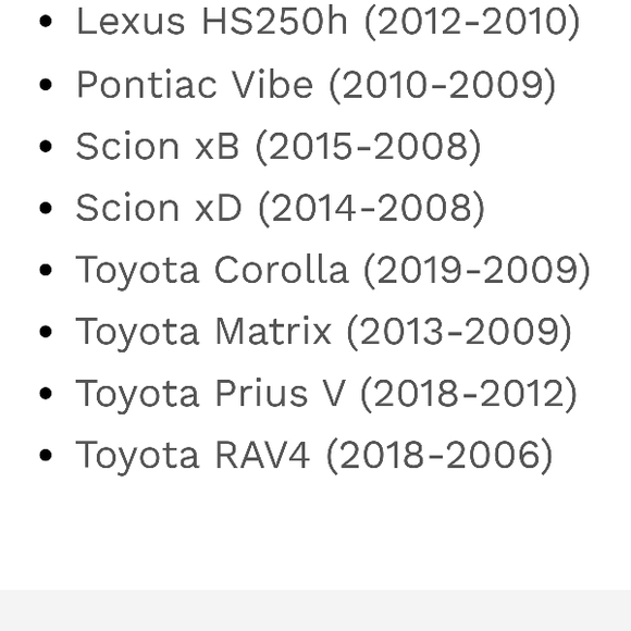 Ceramic Disc Brake set for Lexus Poniac Scion Corolla Matrix Prius RAV4 (32) - Picture 9 of 9